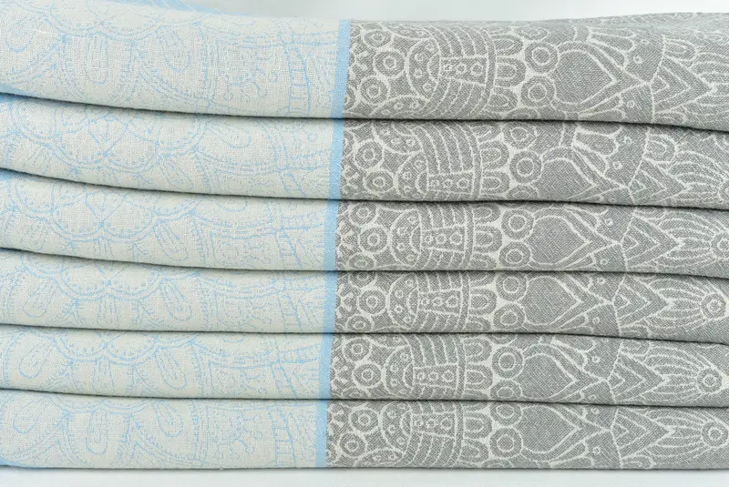 Sand-resistant Turkish towel for the beach, 70x40 Cotton Geometric Towel, Monogrammed Beach Towel, Bridal Gifts, Sand-free towel, Bridesmaid Gifts - 4