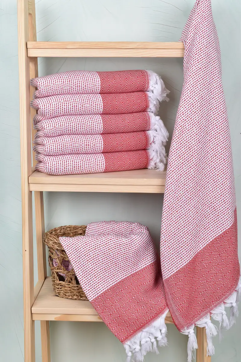Wedding Anniversary Gift, Peshtemal Towel, 70x40 Cotton Diamond Towel, Custom Gift, Christmas Favors, Soft towel, Personalized Turkish Towel - 3