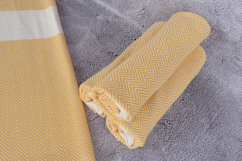 Custom Gifts, Bridesmaid Towel, Travel Towel, 36x18 Cotton Herringbone Towel, Wedding Gift, Gift For Her, Wedding Favors, Bridesmaid Gifts - 8