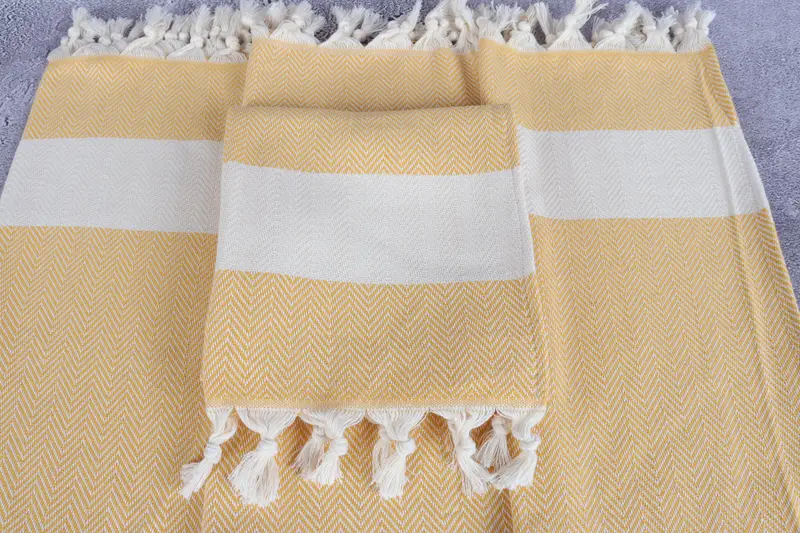 Custom Gifts, Bridesmaid Towel, Travel Towel, 36x18 Cotton Herringbone Towel, Wedding Gift, Gift For Her, Wedding Favors, Bridesmaid Gifts - 4