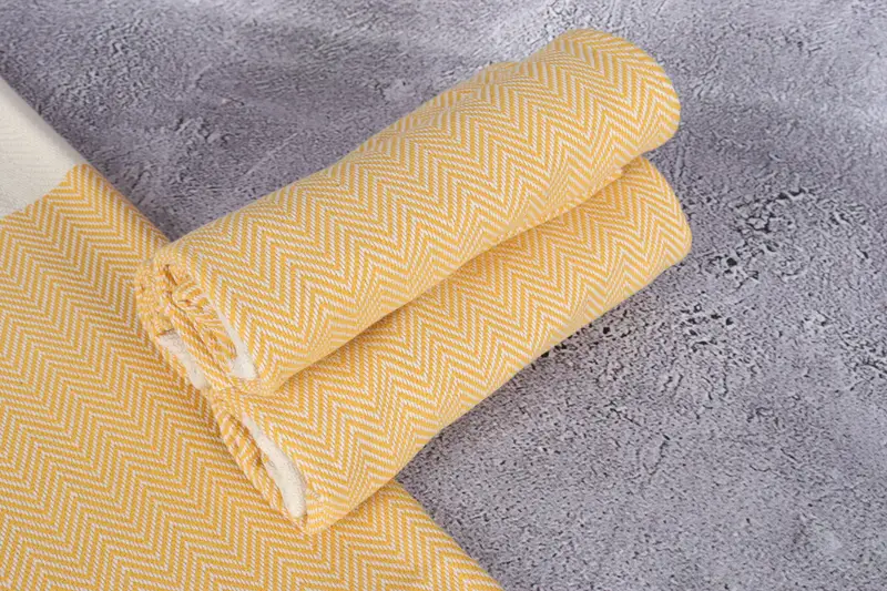 Custom Gifts, Bridesmaid Towel, Travel Towel, 36x18 Cotton Herringbone Towel, Wedding Gift, Gift For Her, Wedding Favors, Bridesmaid Gifts - 7