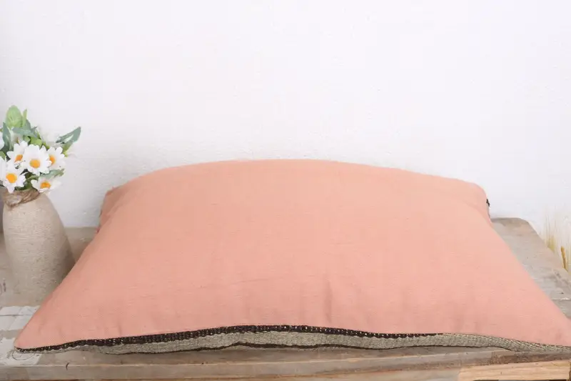 Kilim Cushion Sham, Pillow for Sofa, 12x20 Beige Cushion, Retro Throw Pillow Cover, Pet Pillow, Vintage Pillow, Tribal Cushion Cover, Pillow Cover - 7