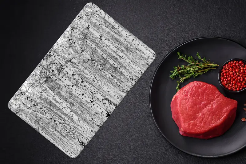 強化安全設計のフォレストビューガラスまな板