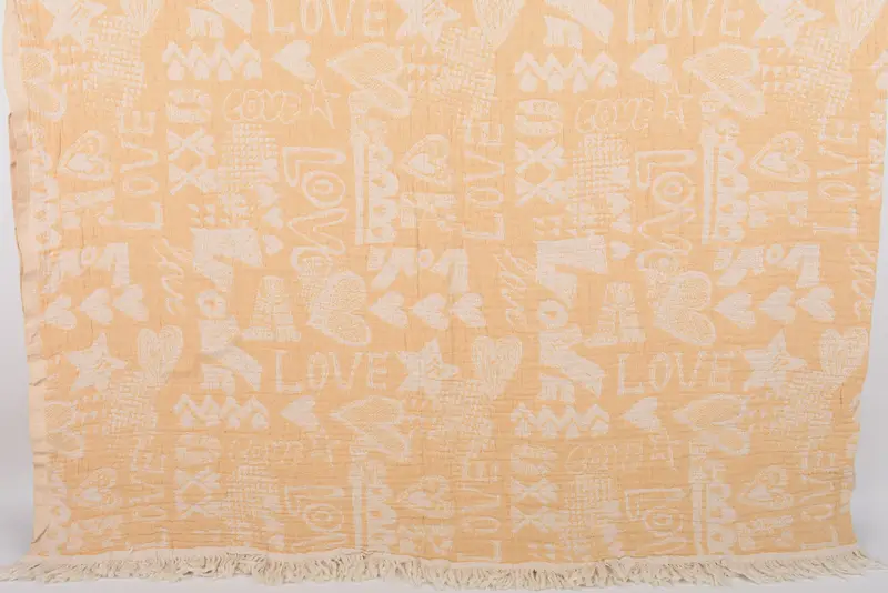 Gewebte Wurfdecke, Brautduschengeschenk, personalisiertes Geschenk, personalisierte Geschenke, Halloween Bachelorette Party, 98x76 Cotton Love Design Handtuch - 1