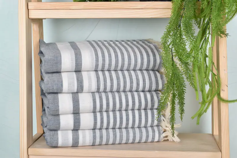 70x40 Cotton Striped Towel, Beach Towel Monogram, Turkish beach towel, Gym Towel, Bathroom Towel, Yoga Towel, Organic towel, Quick-Dry Beach Towel - 1