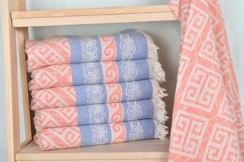 70x36 Cotton Geometric Towel, Gift For Him, Bachelorette Party Favors, Bridal Shower Favors, Beach Towel Personalized, Home Gift, Beach Size Towel - 3