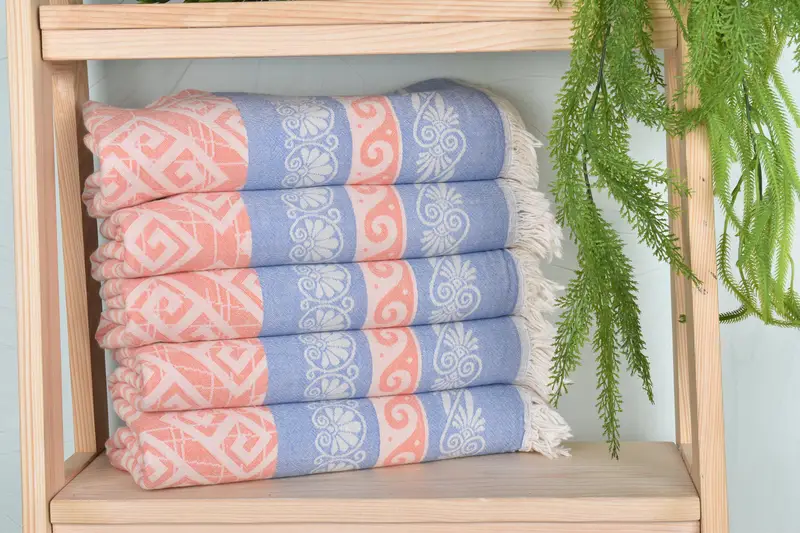 70x36 Cotton Geometric Towel, Gift For Him, Bachelorette Party Favors, Bridal Shower Favors, Beach Towel Personalized, Home Gift, Beach Size Towel - 2