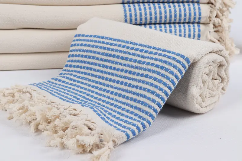 Gift For Him, Monogram Towels, Sand-resistant towel, Bridesmaid Favors, Bachelorette Party Gifts, Hammam towel, 70x36 Cotton Striped Towel - 4
