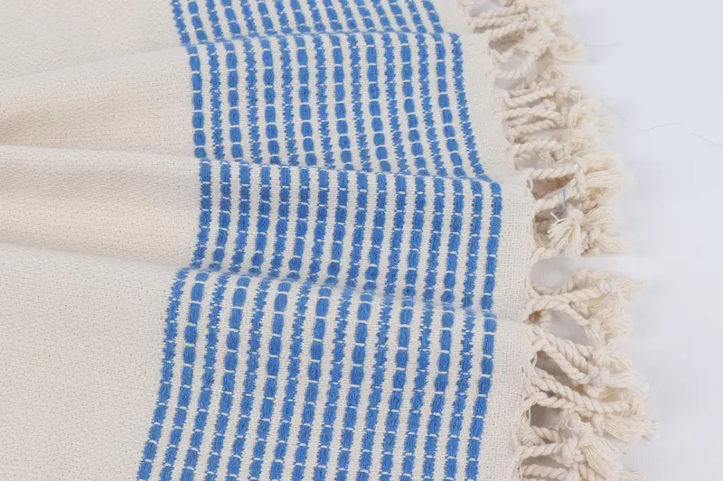 Gift For Him, Monogram Towels, Sand-resistant towel, Bridesmaid Favors, Bachelorette Party Gifts, Hammam towel, 70x36 Cotton Striped Towel - 8