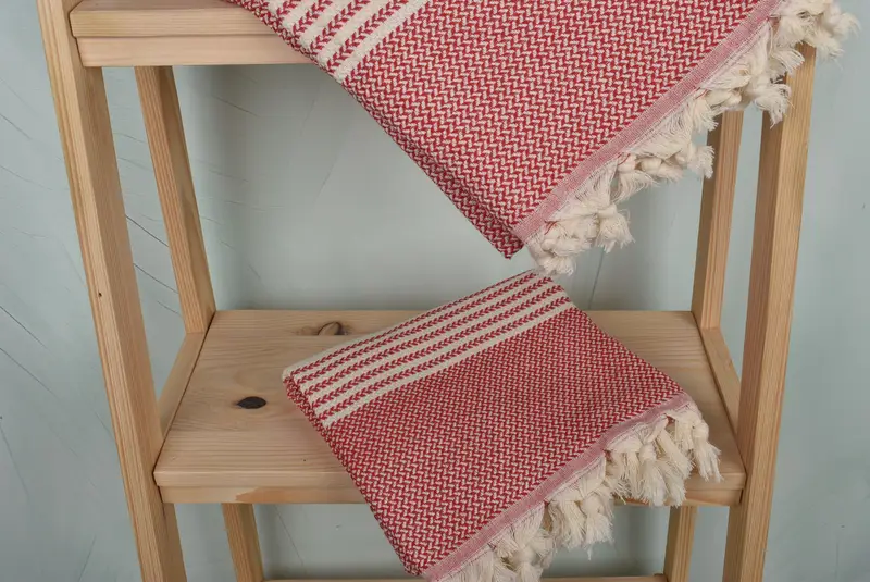 Customized Towels, 70x40 Cotton Striped Towel, Turkish Towel Set, Bridesmaid Gift, Absorbent towel, Arizona Bachelorette Party Favors, Hammam towel - 5