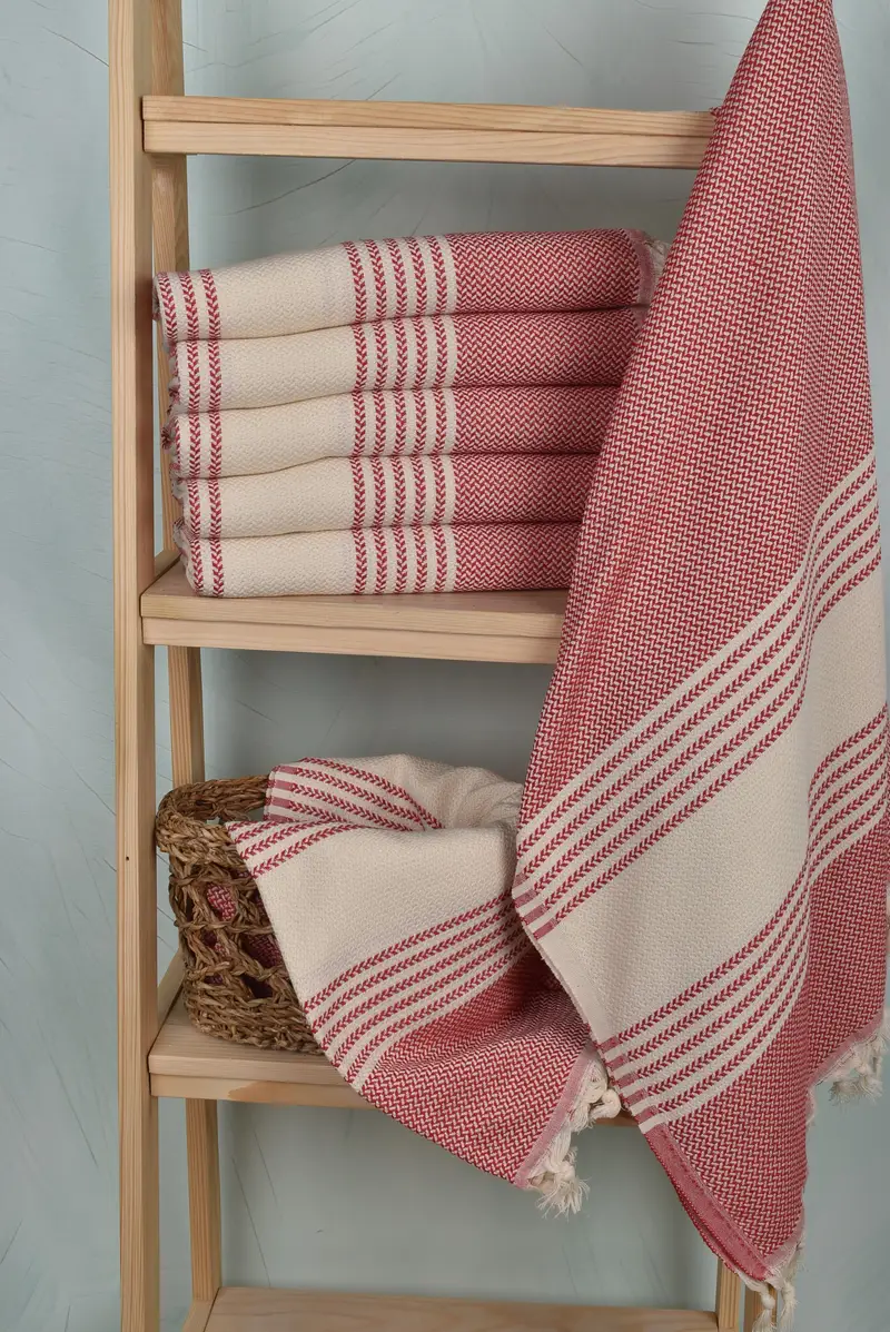 Customized Towels, 70x40 Cotton Striped Towel, Turkish Towel Set, Bridesmaid Gift, Absorbent towel, Arizona Bachelorette Party Favors, Hammam towel - 3