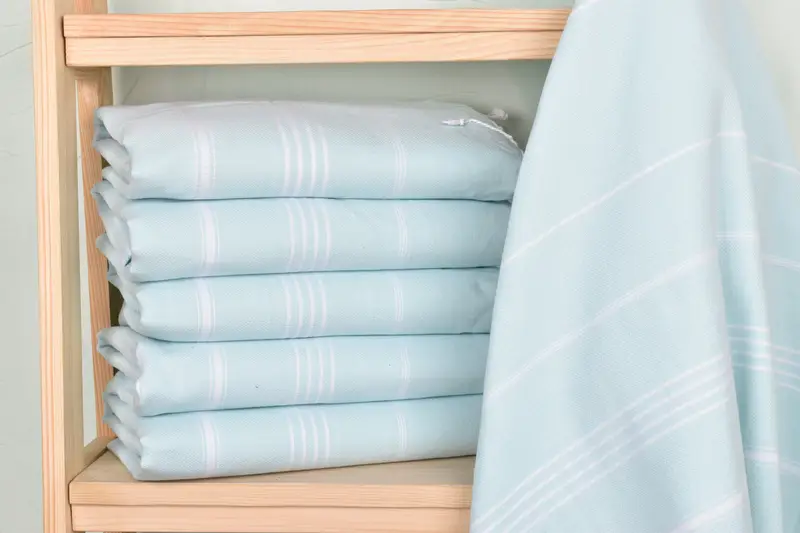 Soft and absorbent Turkish towel, Quick-Dry Beach Towel, 70x40 Cotton Striped Towel, Bathroom Towel, Quick-dry peshtemal, Personalized Gift - 2