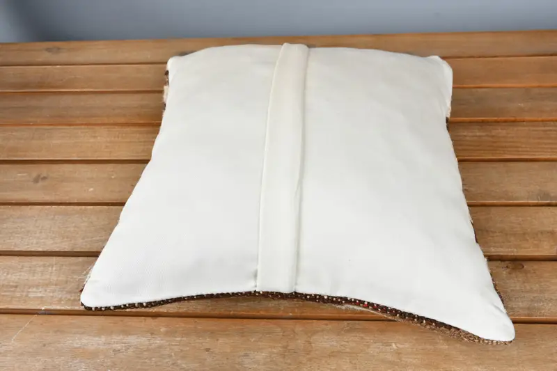Cotton Pillow, Gift Pillow, Pillow, 12x12 Beige Cushion, Designer Throw Cushion Case, Boho Pillow Sham Cover, Pillow for Couch, Authentic Pillow - 4