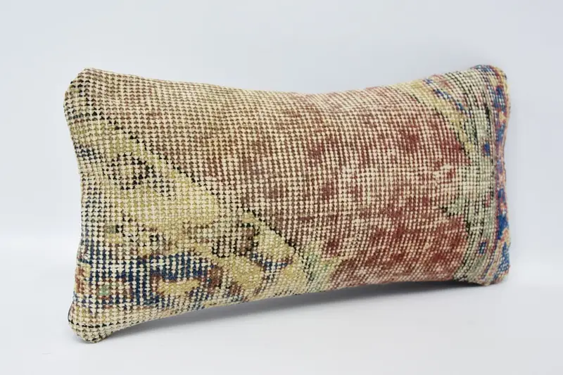 Interior Designer Pillow, Car Pillow, Turkish Pillow, 8x16 Blue Pillow Sham, Pillow, Ethnic Throw Cushion Case, Boho Pillow Sham Cover - 3