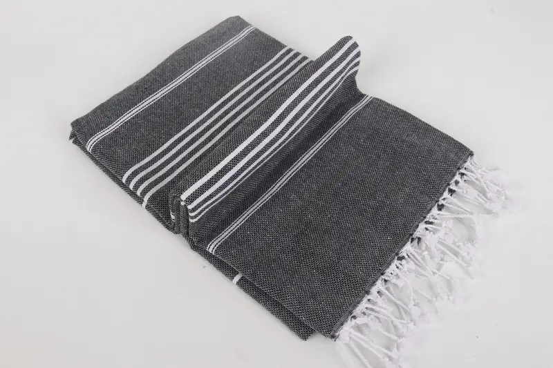 Gift For Wedding Day, Bridesmaid Proposal Gift, Bridesmaid Gift Towel, Gift For Him, Custom Towel, 70x40 Cotton Striped Towel, Custom Turkish Towel - 6