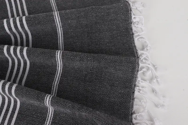 Gift For Wedding Day, Bridesmaid Proposal Gift, Bridesmaid Gift Towel, Gift For Him, Custom Towel, 70x40 Cotton Striped Towel, Custom Turkish Towel - 8