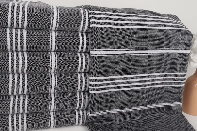 Gift For Wedding Day, Bridesmaid Proposal Gift, Bridesmaid Gift Towel, Gift For Him, Custom Towel, 70x40 Cotton Striped Towel, Custom Turkish Towel - 2