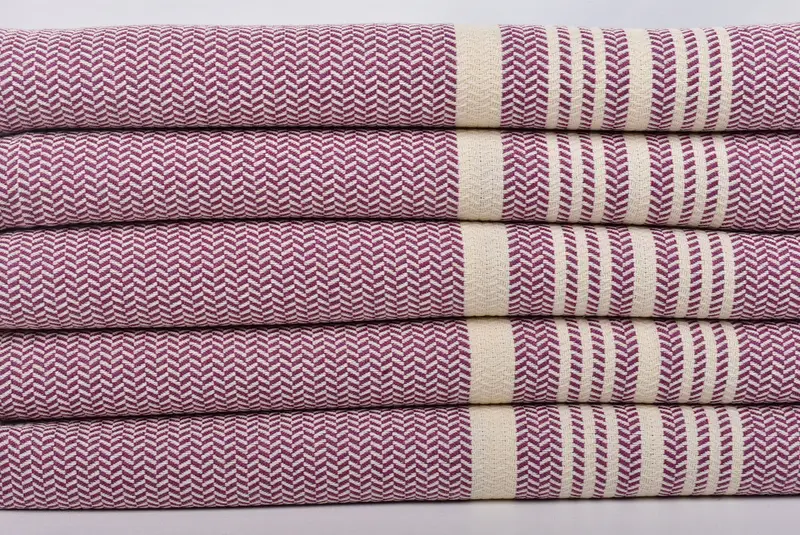 Monogram Towels, Turkish Hand Towel, Wedding Gift, Personalized Gift, Custom Tea Towel, 40x18 Cotton Striped Towel, Beach Theme Wedding Gift - 2