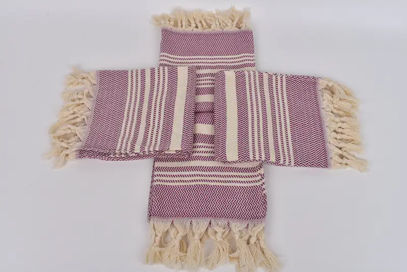 Monogram Towels, Turkish Hand Towel, Wedding Gift, Personalized Gift, Custom Tea Towel, 40x18 Cotton Striped Towel, Beach Theme Wedding Gift - 6