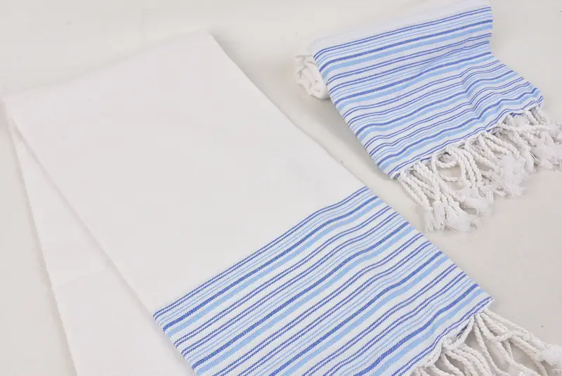 Organic Beach Towel, Gift Towel, Bachelor Party Favors, Personalized Gifts, Gym Towel, Lightweight towel, Luxury towel, 70x40 Cotton Striped Towel - 7