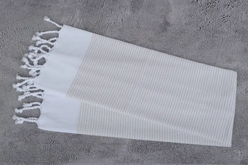 Bridal Shower Gift, Turkish Tea Towel, Towel With Name, Spa Towel, Kitchen Towel, 40x18 Cotton Striped Towel, Baby Boy Gift, Monogram Hand Towel - 6
