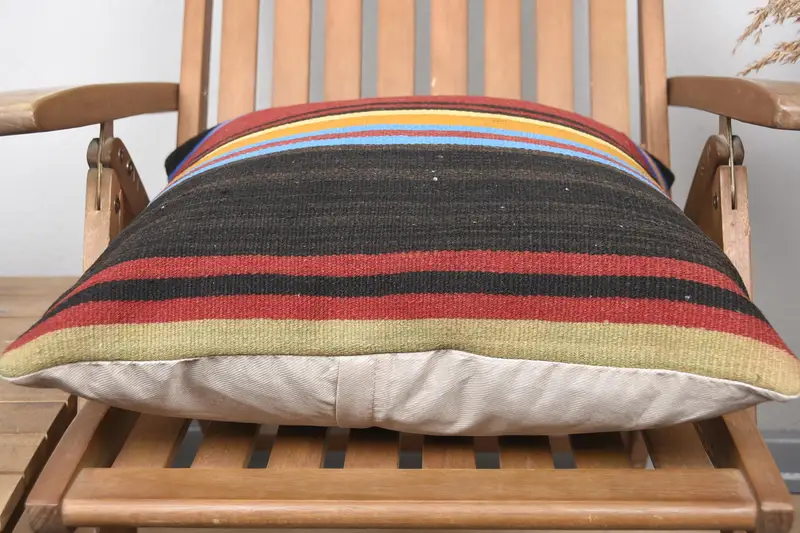 20x20 Red Pillow Case, Turkish Pillow, Throw Kilim Pillow, Wholesale Cushion, Hippie Throw Pillow Cover, Kilim Pillow, Pillow Cover - 5