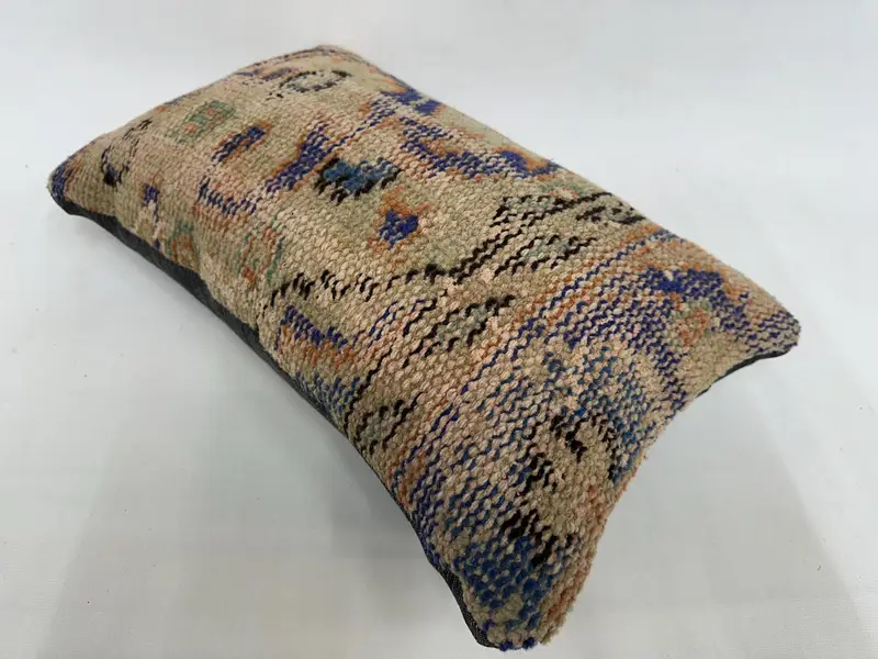 Pillow for Couch, Gift Pillow, Ikat Pillow Sham, Antique Pillows, Bohemian Cushion Cushion Case, 12x20 Beige Cushion, Pillow Cover - 6