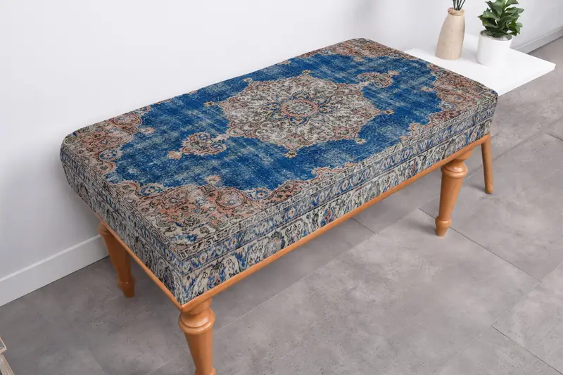 Modüler Osmanlı Seti, Mavi & Kahverengi Kilimden Esinlenen Osmanlılar