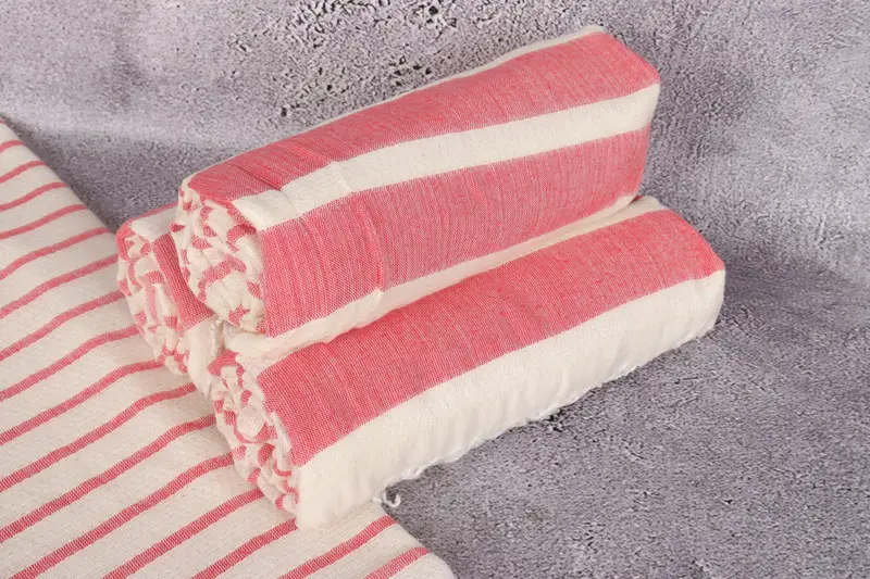 Best Friend Christmas Gift, Monogram Beach Towel, Bath towel, Turkish Beach Towel Monogram, Handmade Gift, 70x40 Cotton Striped Towel, Summer Towel - 7