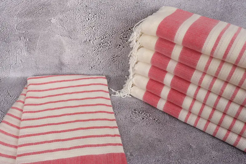 Best Friend Christmas Gift, Monogram Beach Towel, Bath towel, Turkish Beach Towel Monogram, Handmade Gift, 70x40 Cotton Striped Towel, Summer Towel - 2