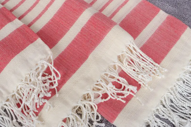 Best Friend Christmas Gift, Monogram Beach Towel, Bath towel, Turkish Beach Towel Monogram, Handmade Gift, 70x40 Cotton Striped Towel, Summer Towel - 5