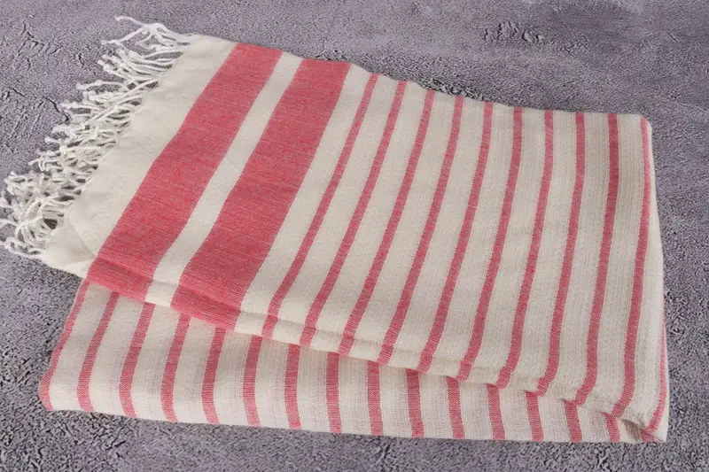 Best Friend Christmas Gift, Monogram Beach Towel, Bath towel, Turkish Beach Towel Monogram, Handmade Gift, 70x40 Cotton Striped Towel, Summer Towel - 6