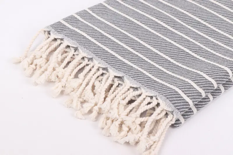 Bachelorette Favor, Quick-dry towel, Gym Towel, 70x40 Cotton Striped Towel, Cotton towel, Lightweight towel, Hammam Towel USA, Gift For Wedding Day - 7