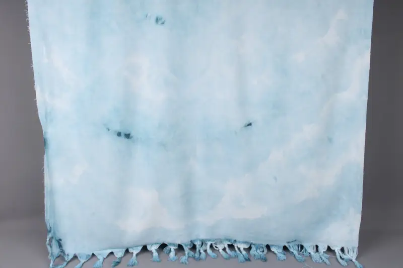 Wedding Favors Turkish Beach Towel Blue Tie Dye, 36x67 Inches