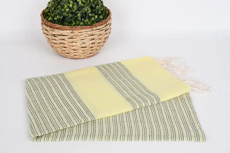 Personalized Towel, Holiday Towel, Yoga Towel, Monogrammed Beach Towel, 70x40 Cotton Striped Towel, Wedding Day Gift For Bride, Soft towel - 4