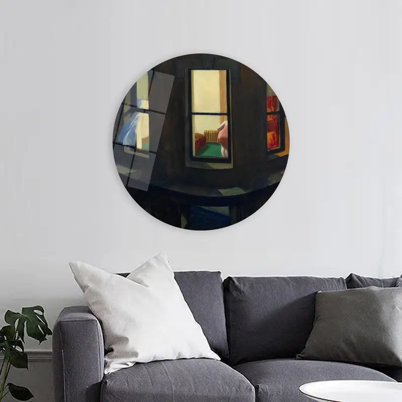 Leinwand des Modernistischen Realismus: Edward Hoppers Nachtfensterdruck