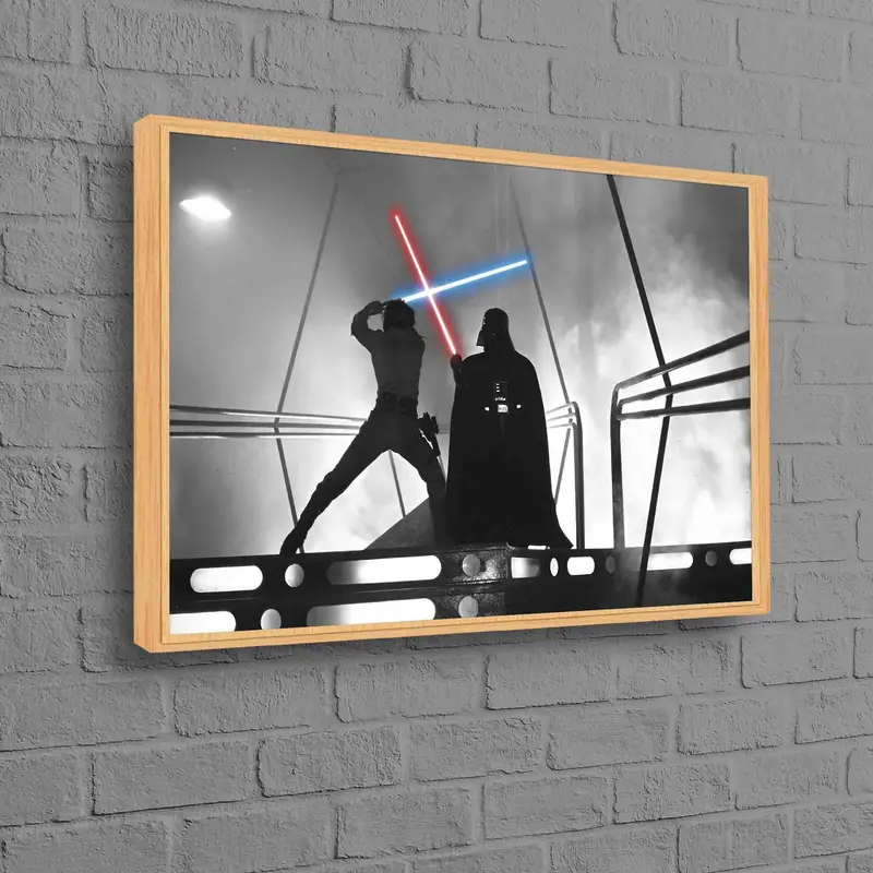 スター・ウォーズ キャンバス: ダース・ベイダー & ルーク・スカイウォーカーのアートワーク