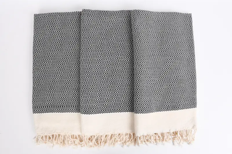 76x36 Cotton Diamond Towel, Monogram Beach Towel, Home Decor Towel, Halloween Bachelorette Party Favors, Thin towel, Sand-resistant towel - 7