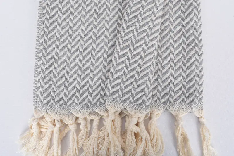 Bridesmaid Gift Towel, Embroidery Towel, Boyfriend Gift, 36x18 Cotton Chevron Towel, Personalized Gifts, Wedding Gift, Personalized Kitchen Towel - 8