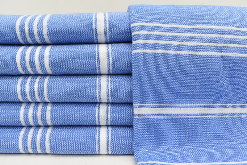 Spa Towel, Bachelorette Favor, Lightweight Turkish towel, Sand-resistant towel, Yoga Towel, 70x40 Cotton Striped Towel, Bachelorette Party Favors - 1