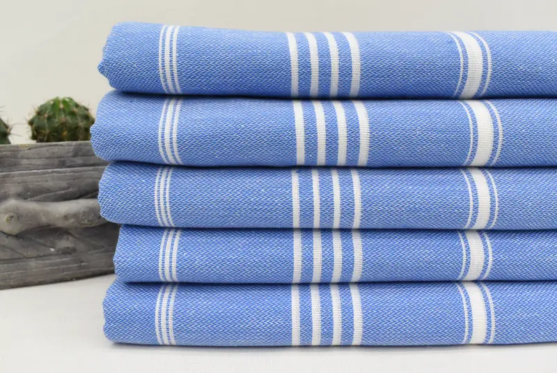 Spa Towel, Bachelorette Favor, Lightweight Turkish towel, Sand-resistant towel, Yoga Towel, 70x40 Cotton Striped Towel, Bachelorette Party Favors - 2