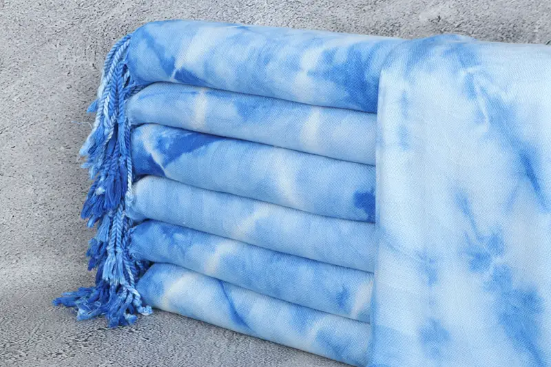 Hammam towel, Merry Christmas Gifts, Bath towel, Custom Towel Beach, Handwoven Turkish Towel, Bridal Shower Gift, 68x36 Cotton Tie Dye Towel - 1