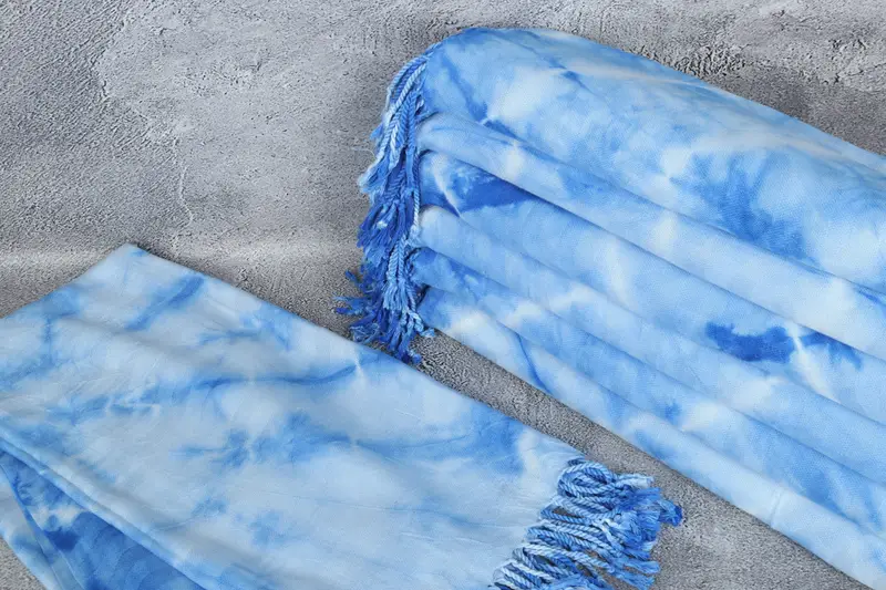 Hammam towel, Merry Christmas Gifts, Bath towel, Custom Towel Beach, Handwoven Turkish Towel, Bridal Shower Gift, 68x36 Cotton Tie Dye Towel - 2