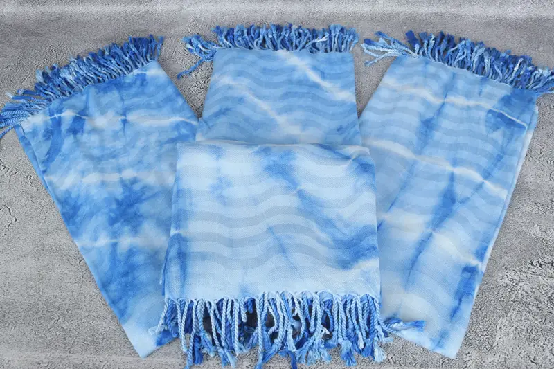 Hammam towel, Merry Christmas Gifts, Bath towel, Custom Towel Beach, Handwoven Turkish Towel, Bridal Shower Gift, 68x36 Cotton Tie Dye Towel - 3