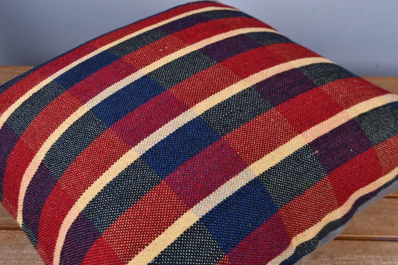 Cushion, 16x16 Red Cushion Case, Pillow for Couch, Kilim Pillow Cover, Pillow for Sofa, Vintage Kilim Pillow Pillow Case - 4