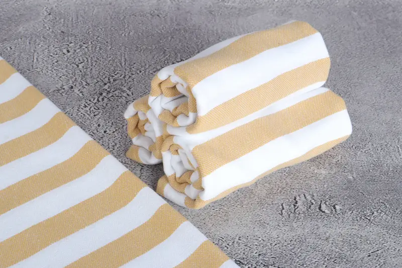 44x20 Cotton Striped Towel, Monogram Towels, Housewarming Gift, Personalized Hand Towel, Wedding Gift, Merry Christmas Gifts, Monogrammed Hand Towel - 8