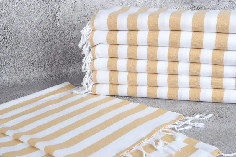 44x20 Cotton Striped Towel, Monogram Towels, Housewarming Gift, Personalized Hand Towel, Wedding Gift, Merry Christmas Gifts, Monogrammed Hand Towel - 2