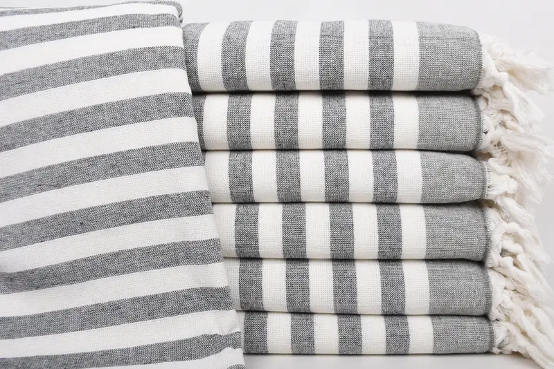 68x40 Cotton Striped Terry Towel, Soft towel, Handwoven organic Turkish towel for spa, Wedding Shower Gift, Wedding Gifts Towel, Travel towel