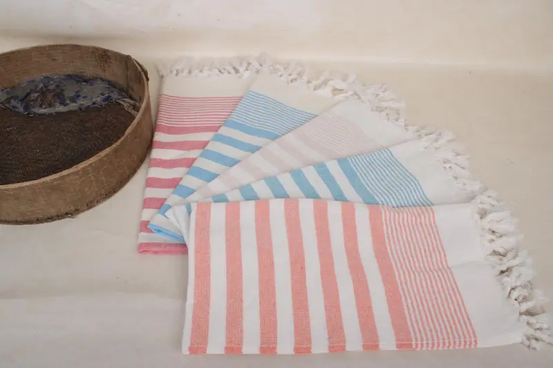 36x18 Cotton Striped Terry Towel, Personalized Gifts, Personalized Hand Towel, Turkish Tea Towel, Bridal Shower Gifts, Wedding Anniversary Gift - 8