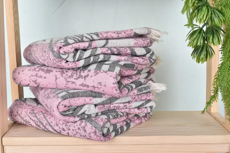 Custom Gift, Spa Towel, Wedding Hand Made Gift, 78x38 Cotton Floral Design Towel, Home Decor Gifts, Anniversary Gift For Her, Sand-free towel - 8